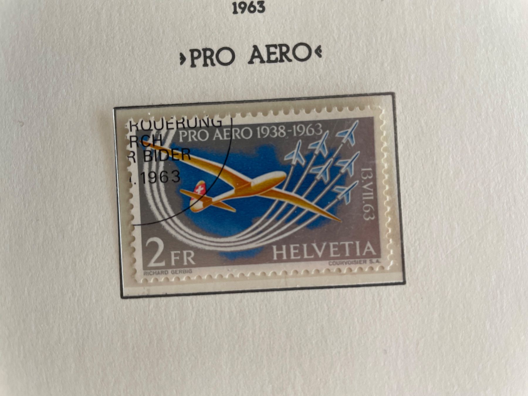 Tutti i francobolli: 29 timb. AVIATION dès 20.- ! – Usato da Sonceboz-Sombeval venduto da Comment2 7