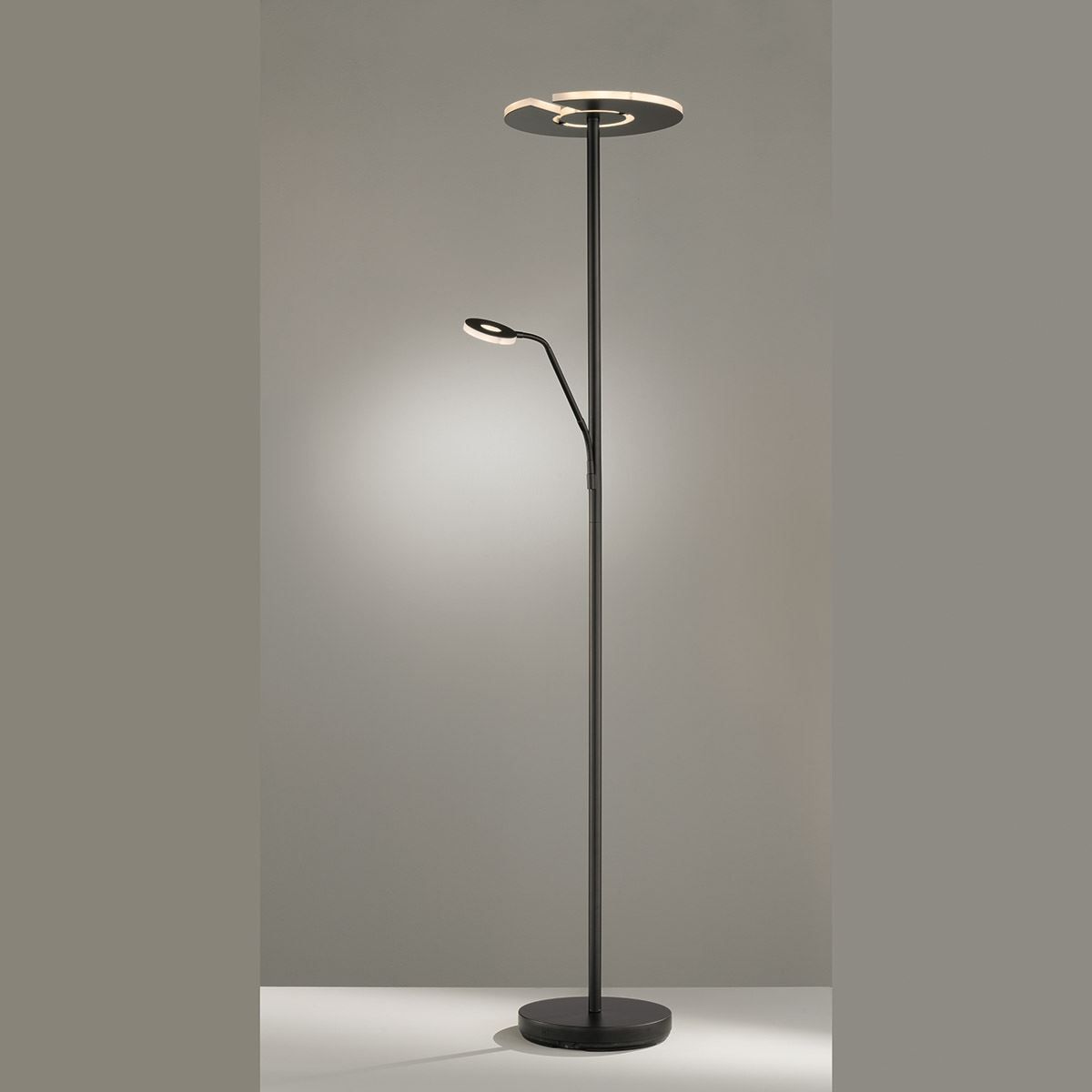 Lampen: LED Stehleuchte, Schwarz, 180 cm Höhe – Neu (gemäss Beschreibung) aus Kreuzlingen von Smart-Light 4