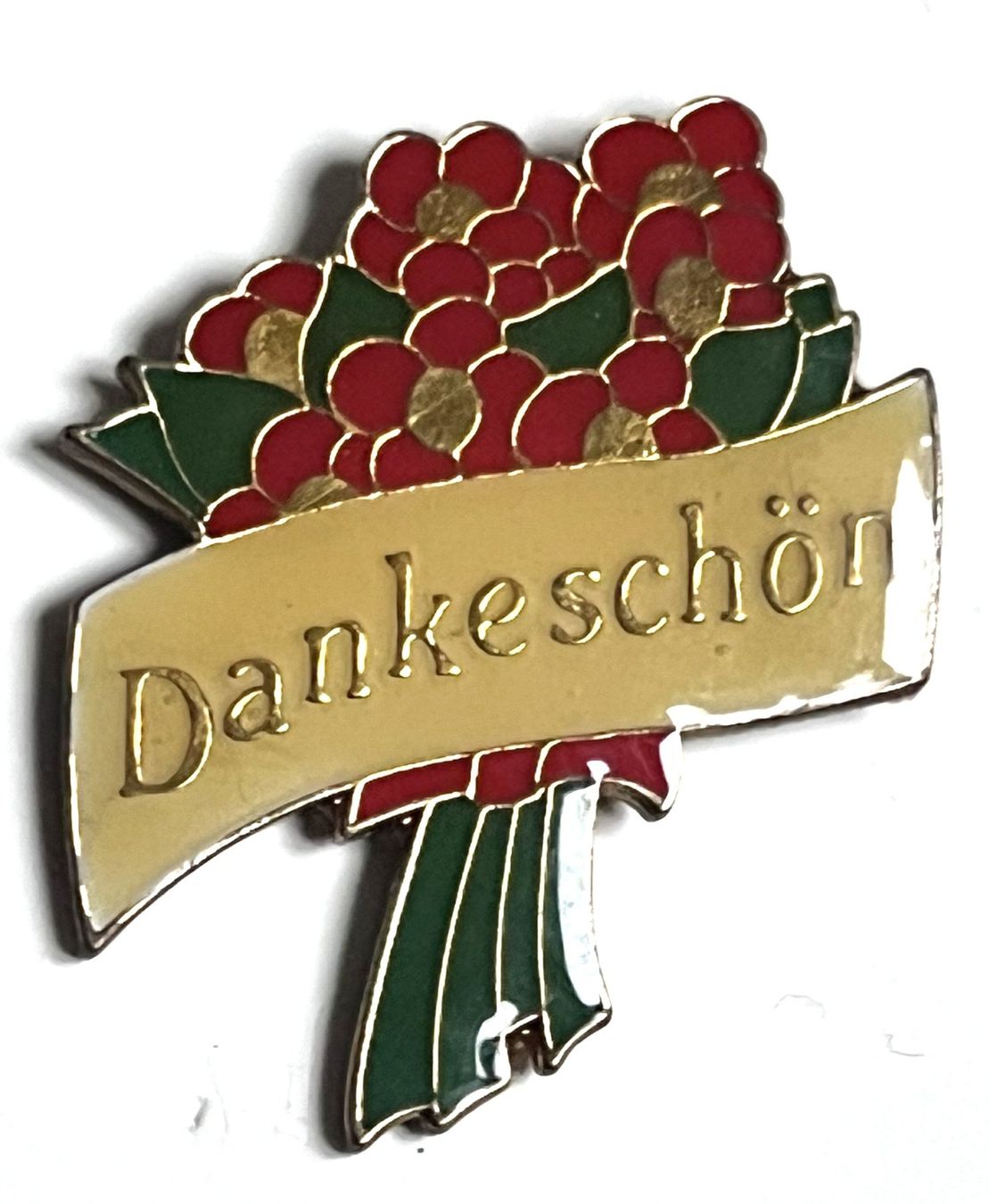 Placchette & Badge: Pin Blumen Dankeschön – Usato da Kriens venduto da TSCH1
