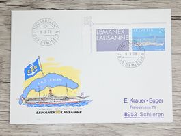 CL03 Enveloppe + Timbre Suisse 1978