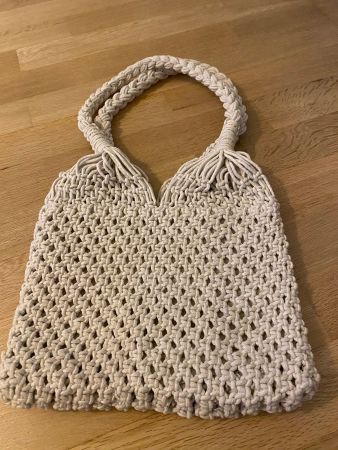 Sac à main vert en mailles de ville ou de plage | Kaufen auf