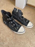 Ash High-Top Sneaker Leder schwarz gebraucht Grösse 39