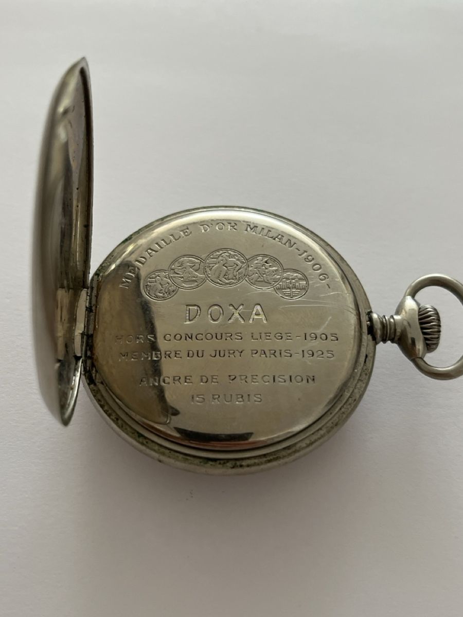 Doxa Orologi: Antike Doxa Taschenuhr  – Usato da Rheineck venduto da UhrenReinhardt 2