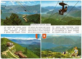 Miglieglia - 4 Bild AK Monte Lema