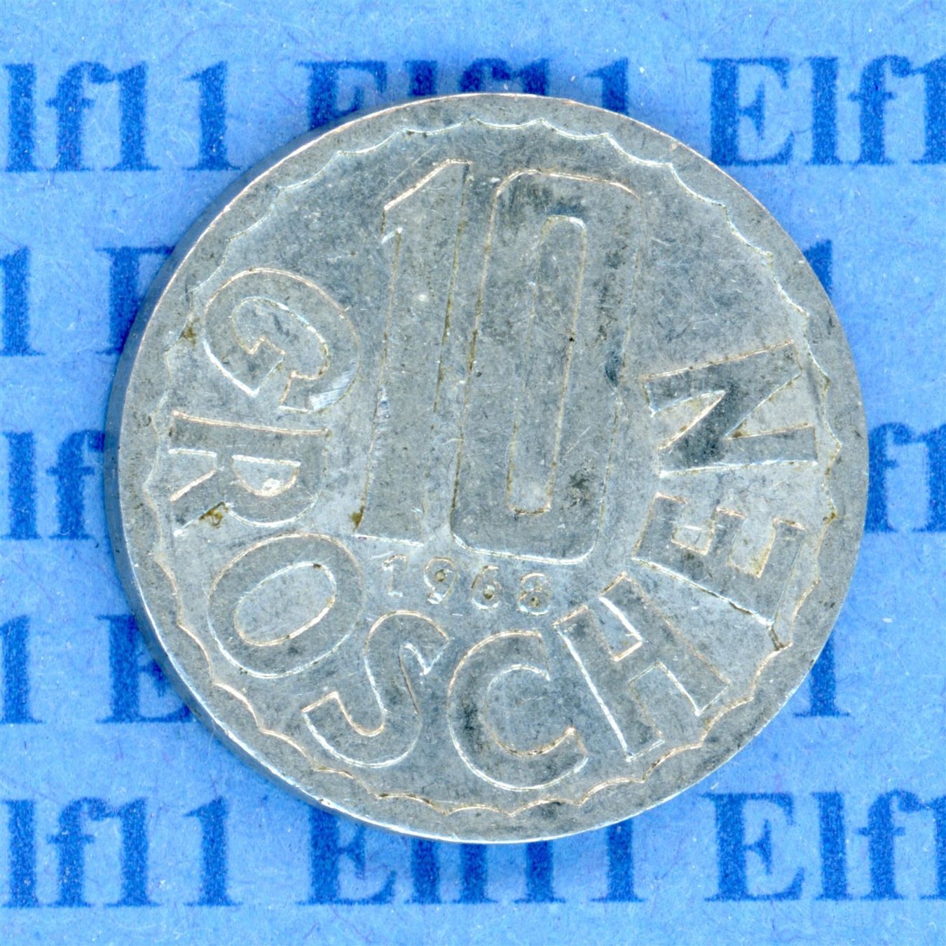 Tutti le monete: ATS___0.10 1968 ss 10 Groschen – Usato da Widnau venduto da Elf11