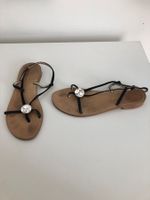 Vendo sandali gioiello n.39 neri USATI.