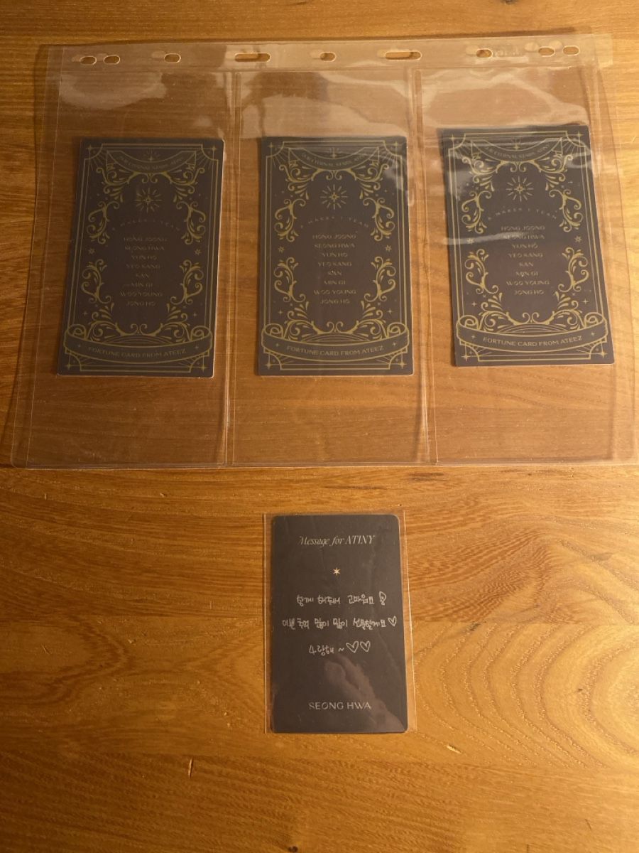Carte collezionabili: Ateez Seonghwa  – Nuovo (secondo la descrizione) da Pieterlen venduto da Mondbuchzauber_rkive 1