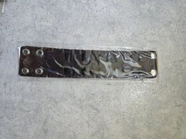 Neues, braunes Armband aus Leder mit Druckknöpfen,Biker
