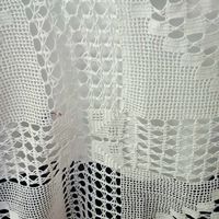 TISCHDECKE, GEHÄKELT CA.140/90CM WUNDERSCHÖNE HANDARBEIT