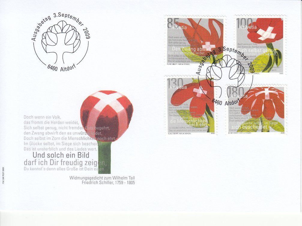 Tutti i francobolli: CH Ausgaben 3 / 2009 FDC – Usato da Bürglen TG venduto da StampGraf 7