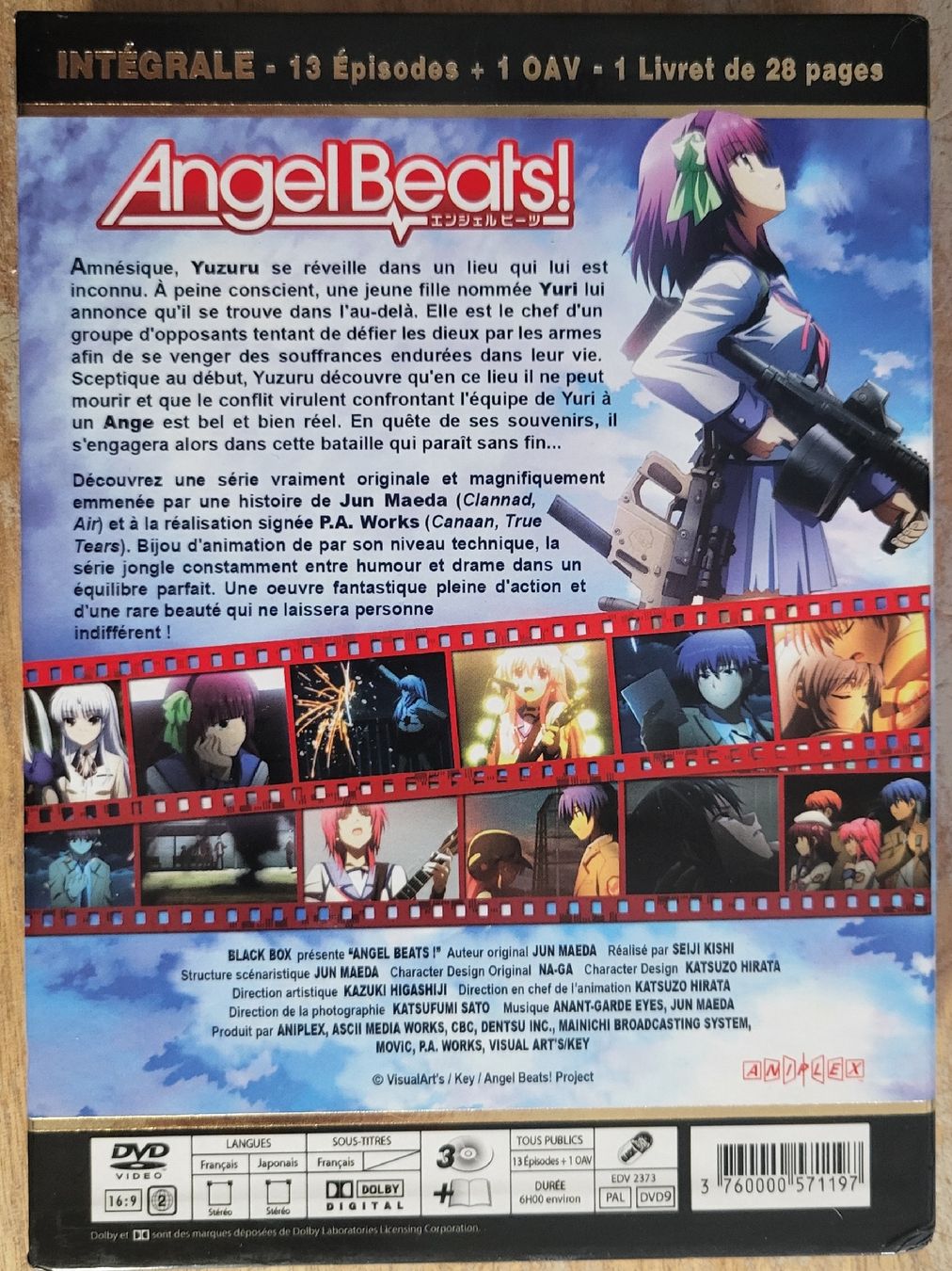Alle DVDs: DVD Angel Beats! Edition Gold – Gebraucht aus Montet (Glâne) von KOADA 1