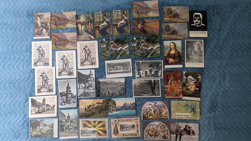 Cartoline postali: 39 Stück Postkarten – Usato da Altdorf UR venduto da Walhalla59