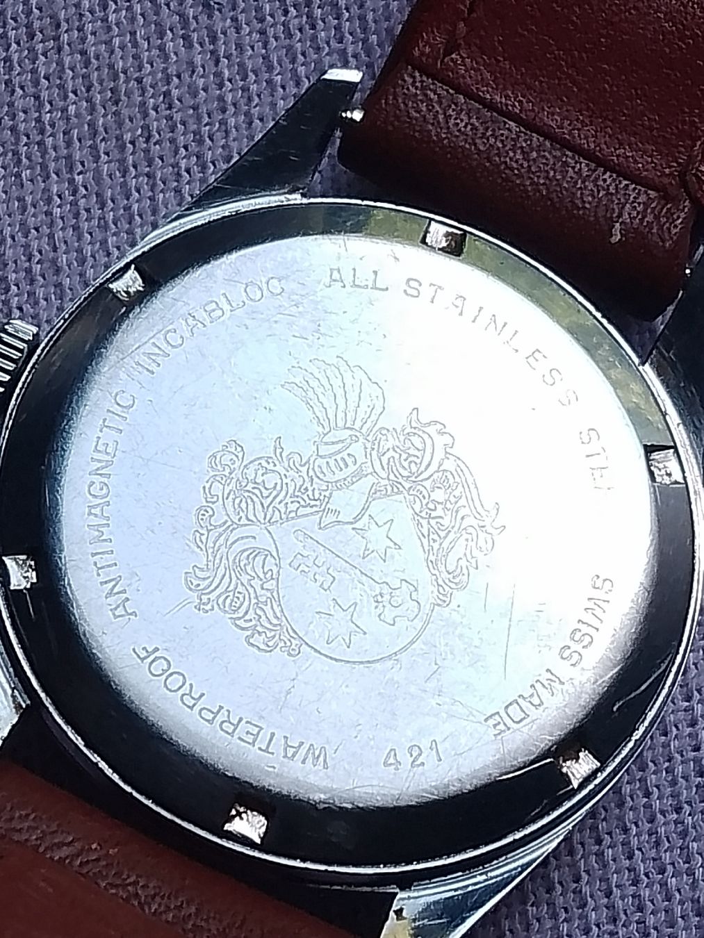 Swiss Orologi: Kedive Handaufzug 35mm läuft Super  – Usato da Agno venduto da sam2608 6