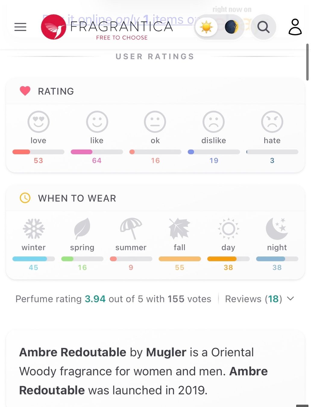 Mugler Parfum & Eau de Toilette: Mugler MUGLER LES EXCEPTIONS AMBRE REDOUTABLE EDP  2ML – Gebraucht aus Zürich von deruja 8