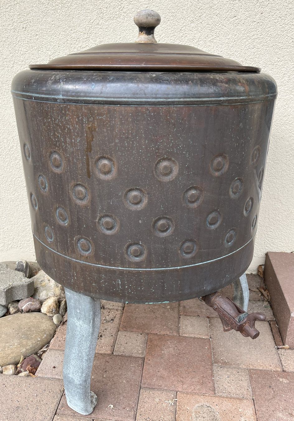Töpfe: Antiker Kupferhafen mit Deckel – Gebraucht aus Wiesendangen von Frohberg 1