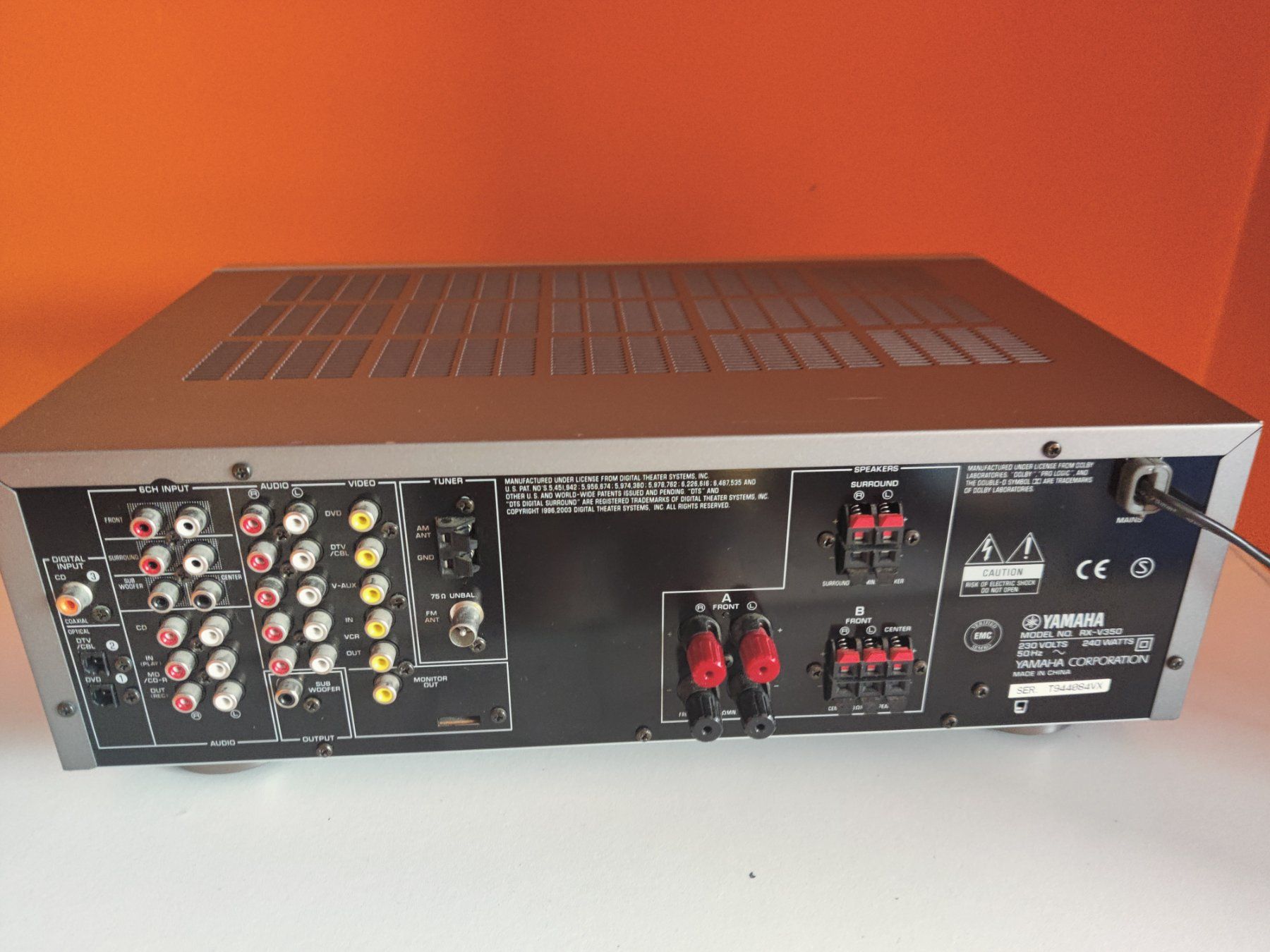 Yamaha Receiver: Yamaha RX-V350 Dolby Digital DTS AV Receiver – Gebraucht aus Viganello von XTECHSTOREX 8