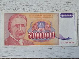 50000000 dinara 1993