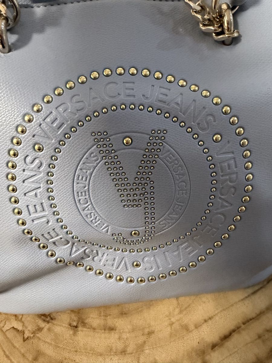 Versace Borse da donna: Versace Jeans Couture Handtasche Hellblau – Usato da Hägglingen venduto da Raff_Ella 1