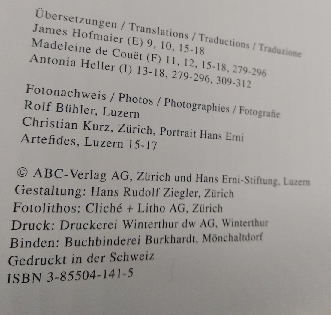 Libri: ERNI LITHOGRAPH – Usato da Goldach venduto da Gaip 5