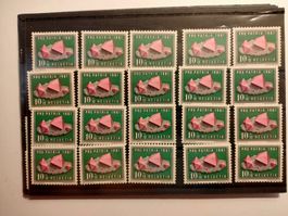 je 20 x Postfrische Pro Patria 1961