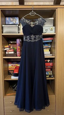 Abendkleid dunkelblau