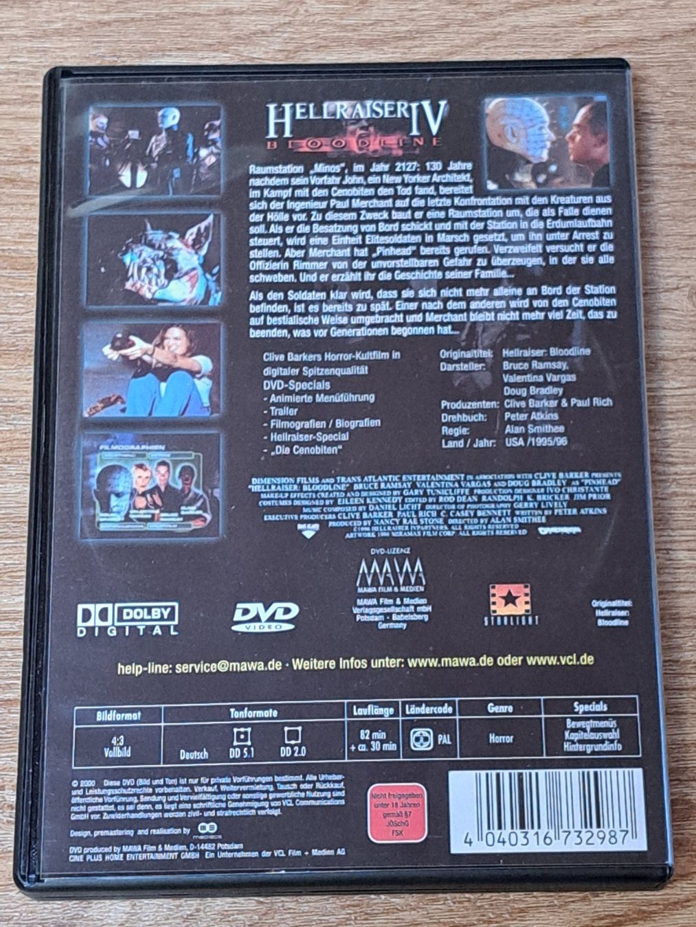 Tutti i DVDs: DVD Clive barker präsentiert Hellraiser IV – Usato da Unterseen venduto da Kanica 1