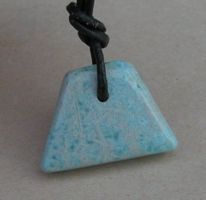 ♥ ANHÄNGER / LARIMAR - ATLANTIS STEIN - auch für Kinder ♥
