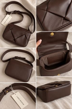 Braune Crossbody-Tasche – neu mit Etikett