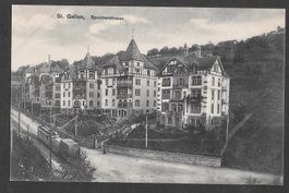St. Gallen Speicherstrasse mit Strassenbahn / Tram