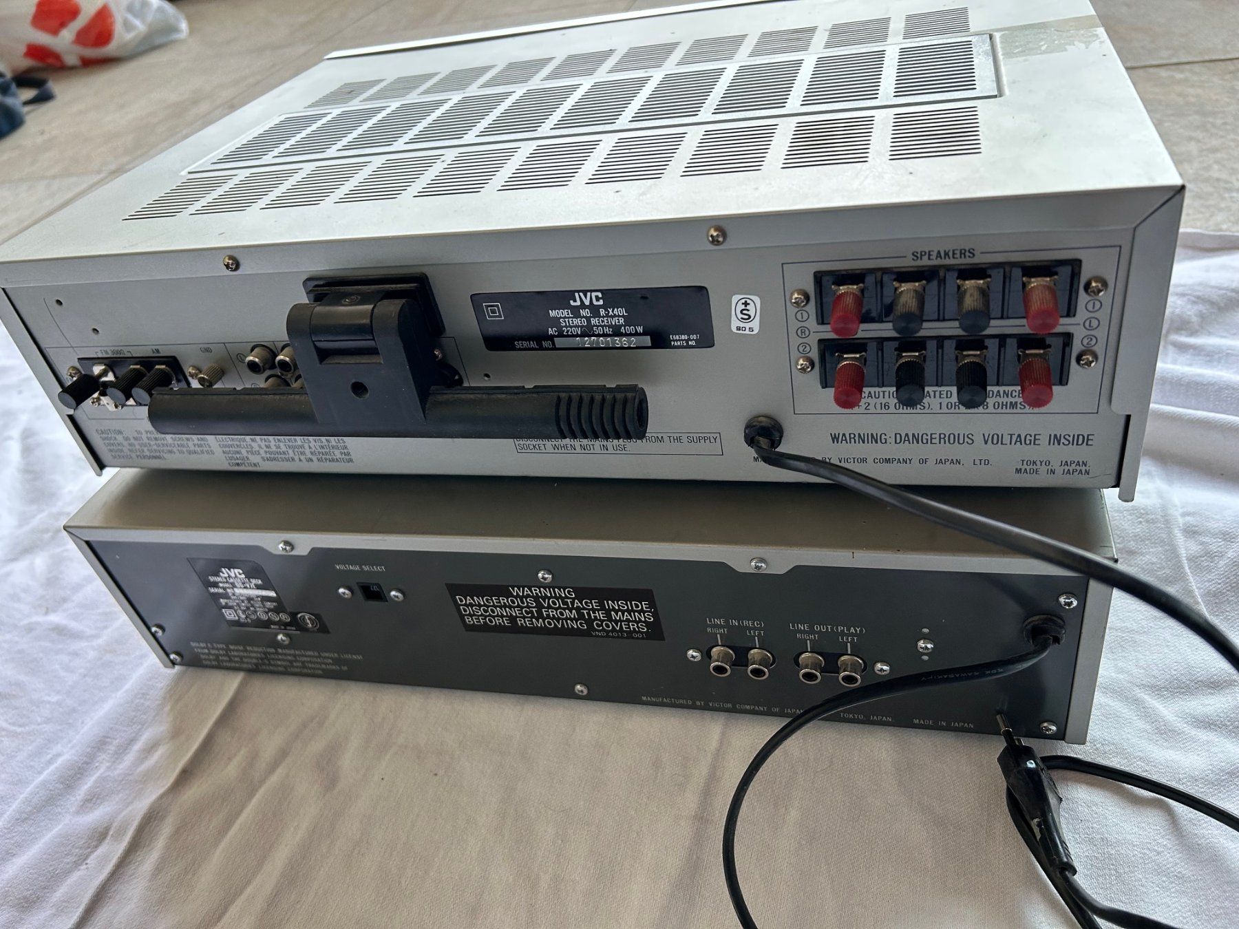 JVC Ricevitori: JVC Stereo Receiver & Stereo Cassette Deck – Usato da Titterten venduto da Ameanrio 3