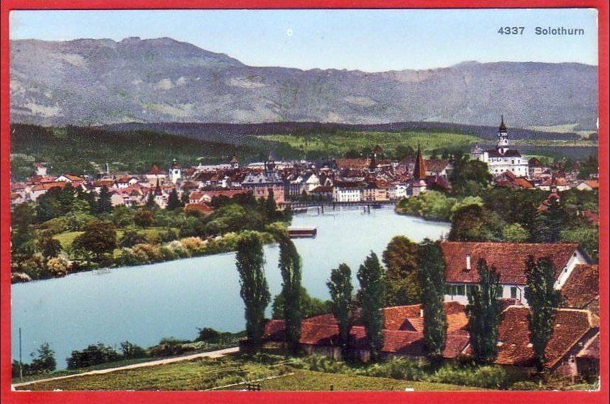 Cartoline postali: SOLOTHURN – Usato da Grüningen venduto da Kartenlaube