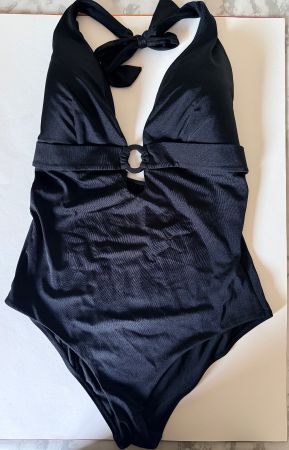 TRIUMPH, Badekleid MIDNIGHT SWIM, Grösse 46E, Farbe Schwarz