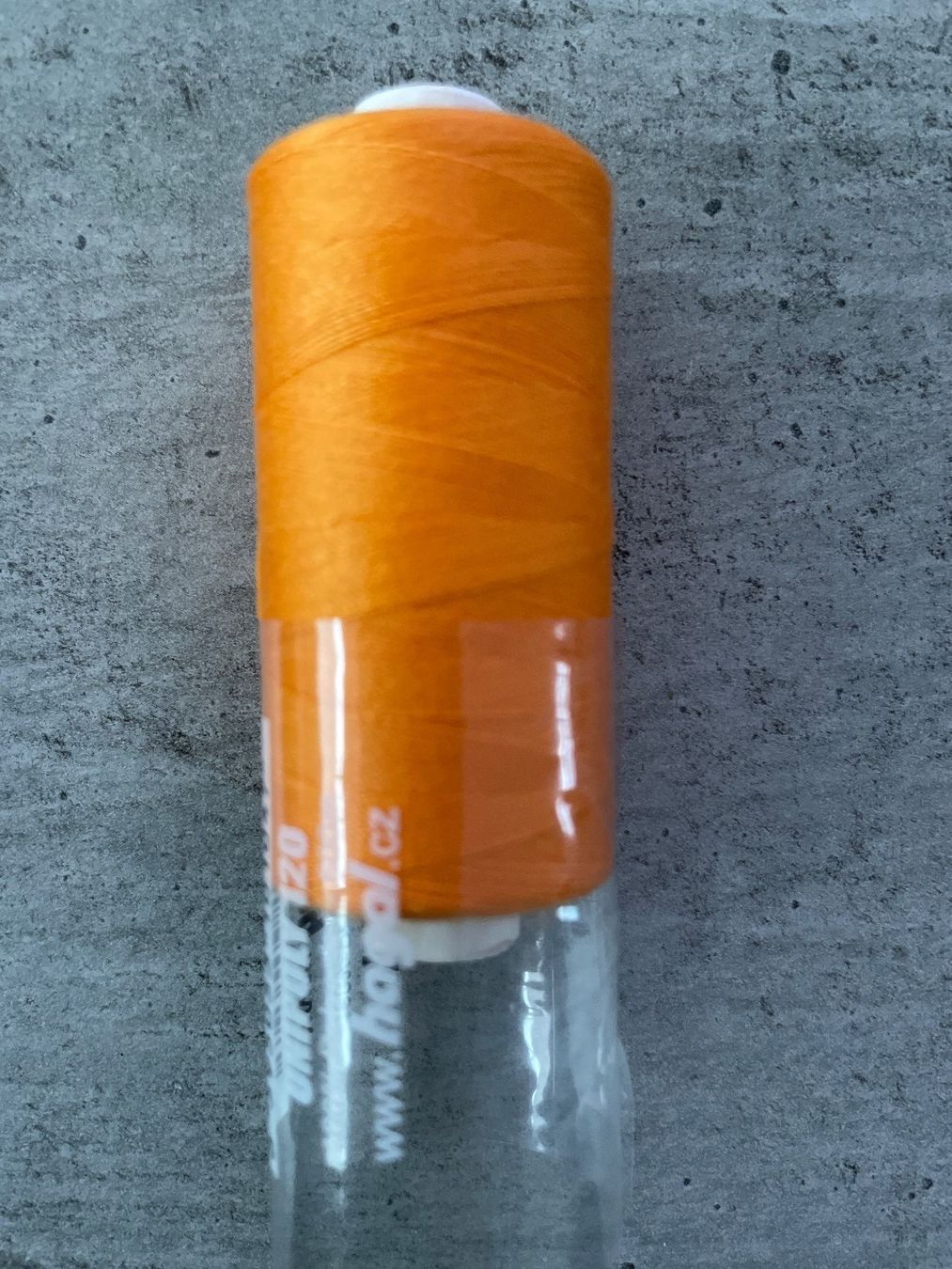 Cordicelle & Fili: Polyester Nähgarn, Nähfaden Orange 500m Nr. 21  NEU – Nuovo e nell'imballaggio originale da Rietheim venduto da Nugger