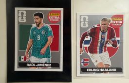 🌟 2 Extras Silver Panini Raúl Jiménez Erling Haaland