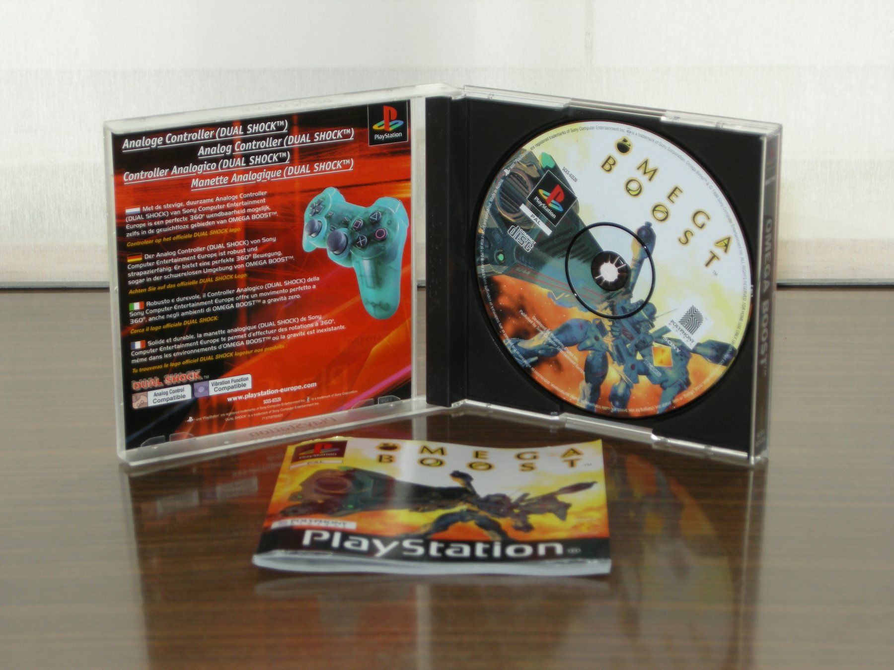 Sony Giochi: Omega Boost PS1 PSX / Arcade Mech Shooter 1999 – Usato da Aarau venduto da Pearlz 2