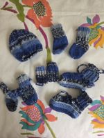 hand made baby accessories set in Merino Wool