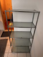 Glasregal, Chromgestell, 4 Böden - Zeitloses Design!