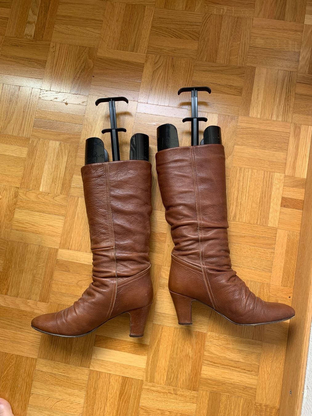 Scarpe da donna: Echtleder- Damenstiefel, hellbraun, Grösse 38 – Usato da Adliswil venduto da Baski7 2
