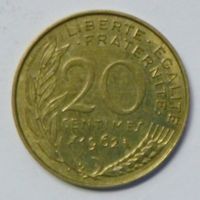 Frankreich 20 Centimes 1962