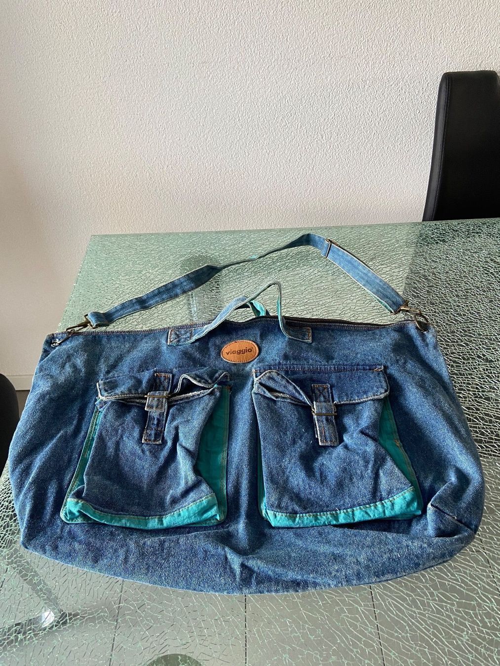 Borse da donna: Grosse leichte Jeans Reisetasche viaggio – Nuovo (secondo la descrizione) da Oftringen venduto da andrax 4