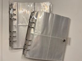 Lot de 2 classeurs transparents pour cartes à collection