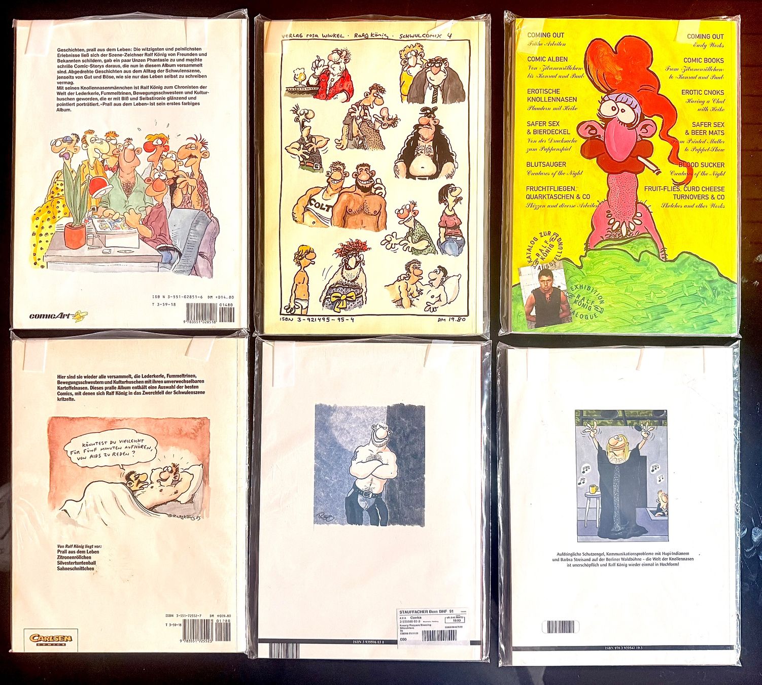 Fumetti: Ralf König Comic Sammlung, 6 Stück mit Rarem!! – Usato da Zuerich venduto da SonderArt-Wertgut 2