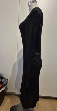Schwarzes Strickkleid, Grösse 40, Dresses Unlimited