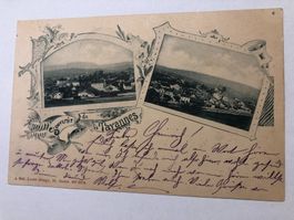 Souvenir de Tavannes  - La Gare 1900