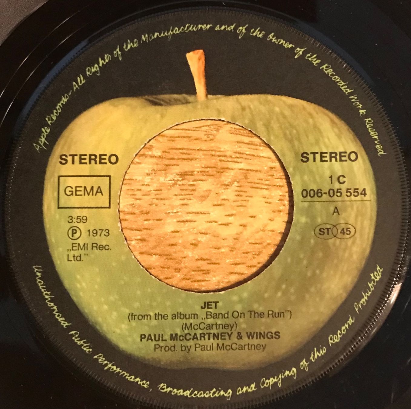 Schallplatten: PAUL McCARTNEY & WINGS - JET – Gebraucht aus Bussigny von vinyl-pas-cher 2