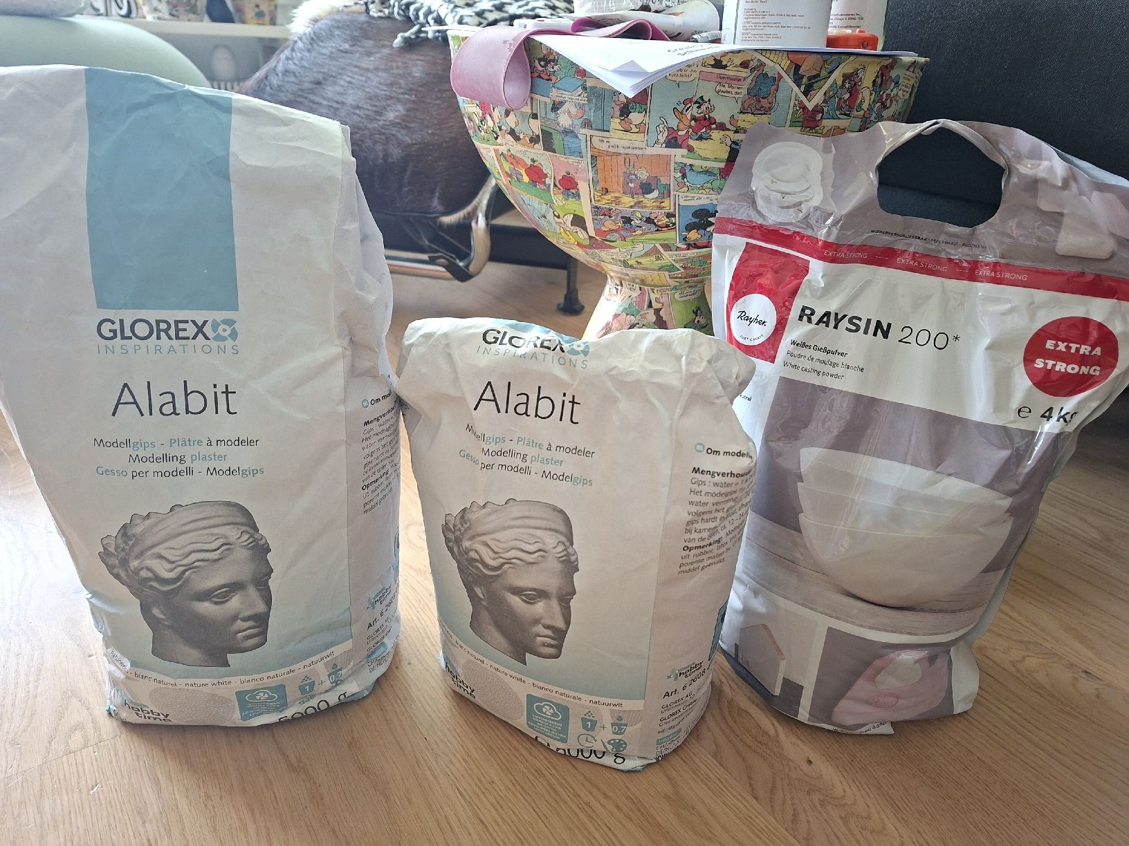 Glorex Kit bricolage: ca13kg Giesspulver – Usato da Oberengstringen venduto da Pepper6