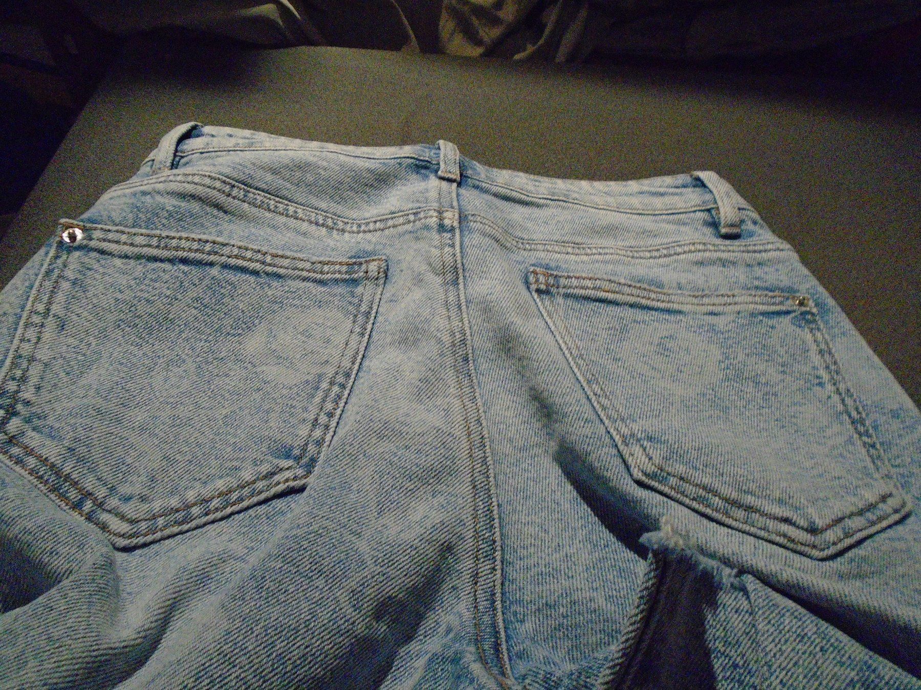 Jeans: Jeans ca. Grösse S, hellblau, feines weisses Blumenmuster – D'occasion à Zürich par abraxas1291 3