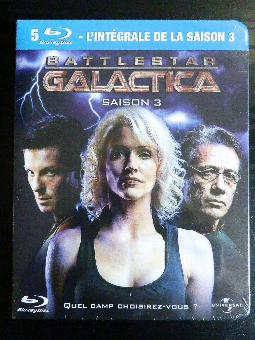 Tutti i DVDs: Battlestar GALACTICA SAISON 3 - bluray – Usato da Le Brassus venduto da cinema13