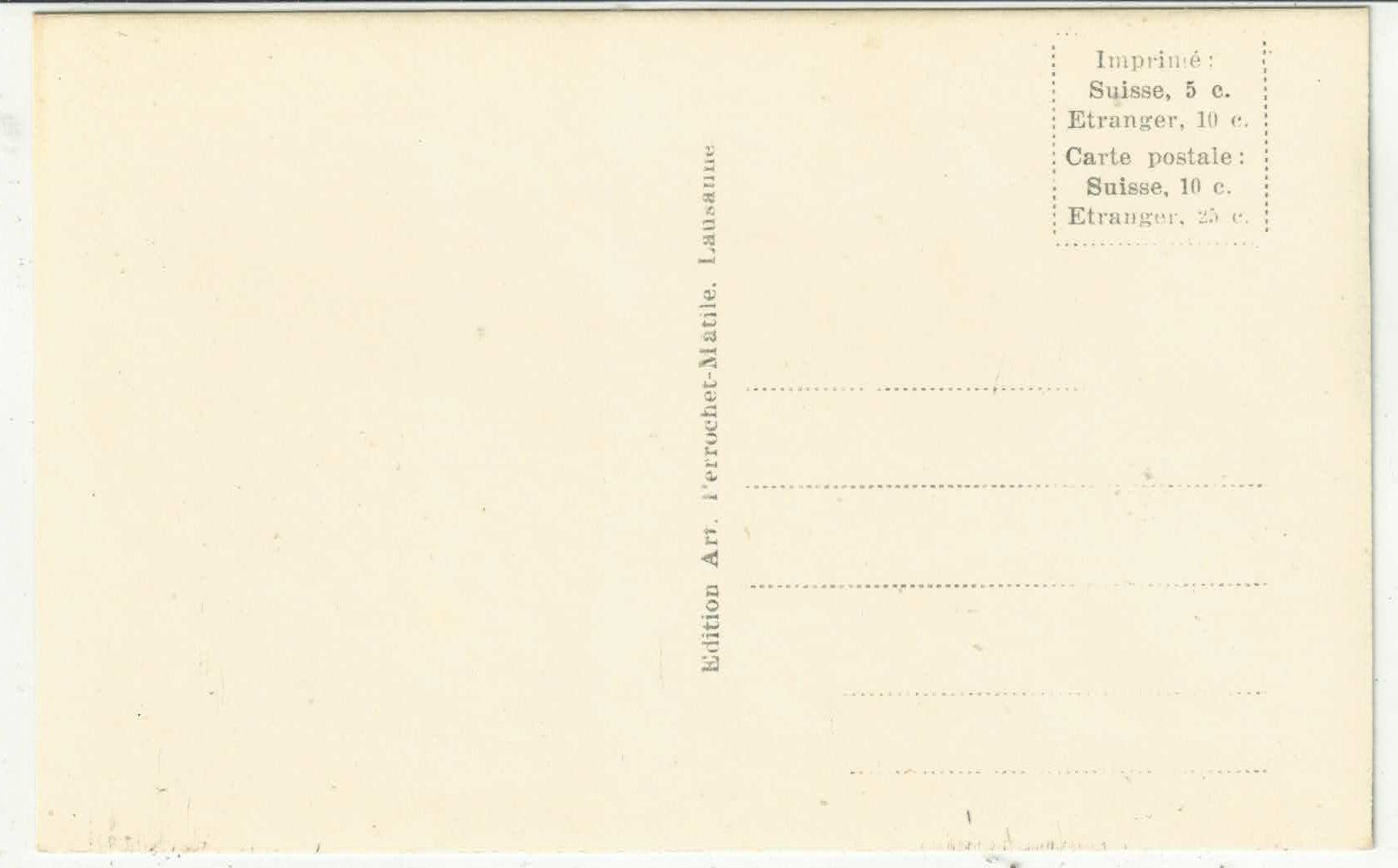 Cartoline postali: Col de Balme - Hotel Suisse - animee – Usato da Ettingen venduto da Kartenplanet 1