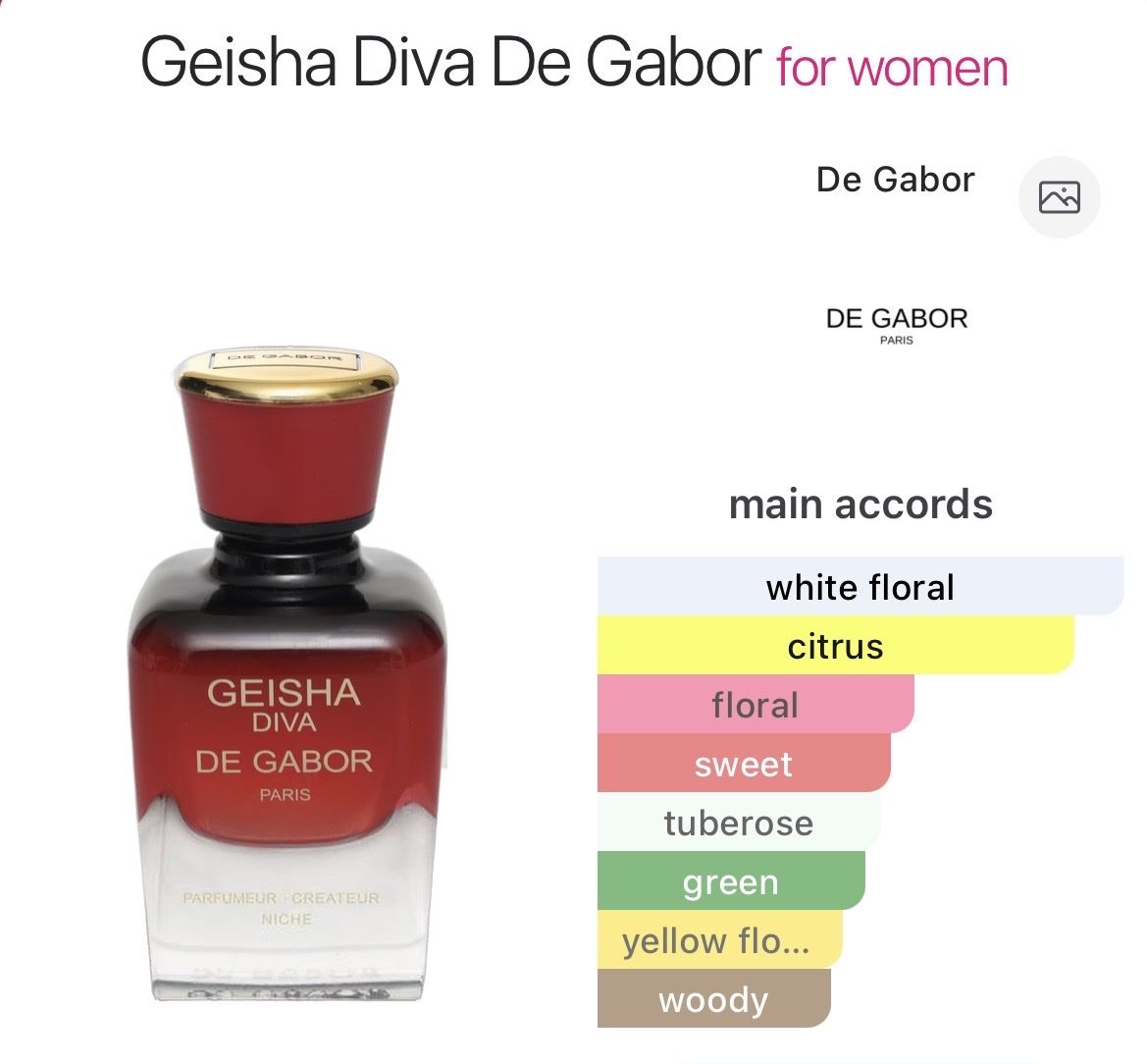 Profumi & Eau de Toilette: NICHE - 2x EXDP Geisha Diva by De Gabor – Nuovo (secondo la descrizione) da Genève venduto da StaceyH 2